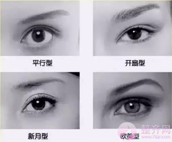 双眼皮也分脸型,你适合哪种?