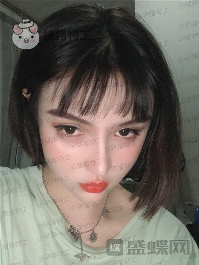 重庆精美田永华鼻部手术案例价格分享,短发女孩配好看的鼻子精致感get~